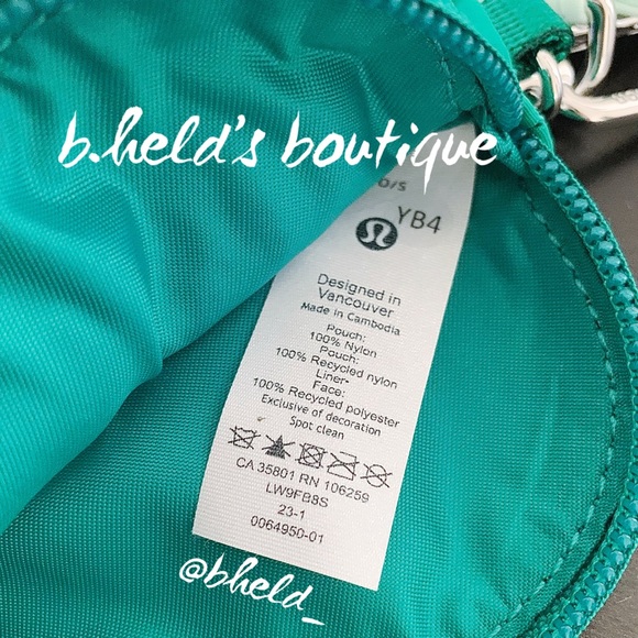 lululemon Dual Pouch Wristlet in Emerald Ice/Mint Moment Green OS Brand New NWT - Picture 15 of 16